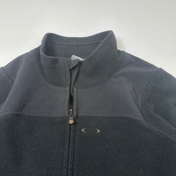 Vintage Oakley Full Zip Fleece Jacket L - Picture 3 of 6